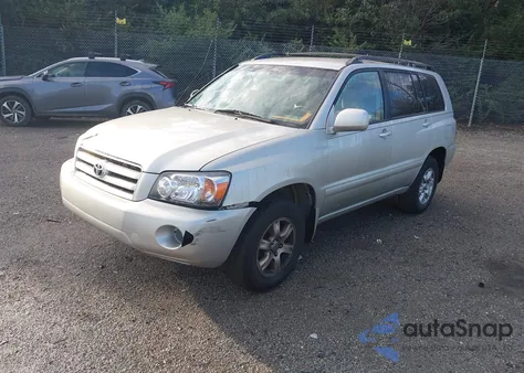 2004 Toyota Highlander V6 из США, поврежденный, VIN JTEEP21A240022457
